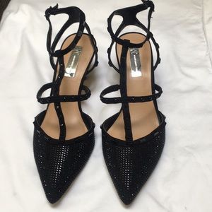 EUC INC black strap dress sandals